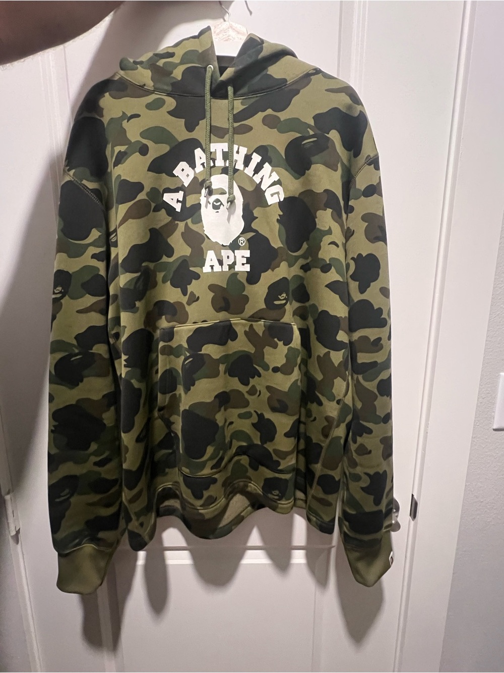 A Bathing Ape 1st Camo College Pullover Hoodie